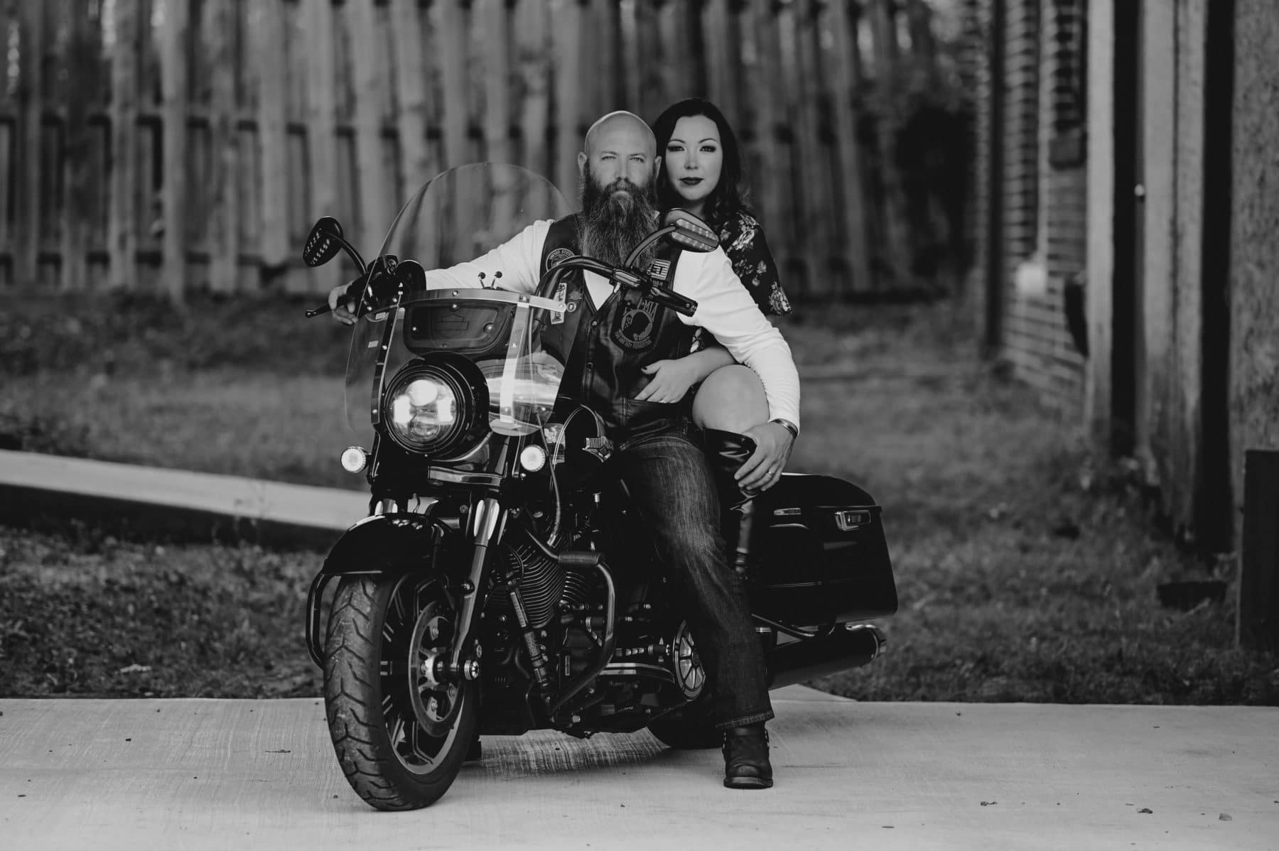 Couples Boudoir - Motorcycle