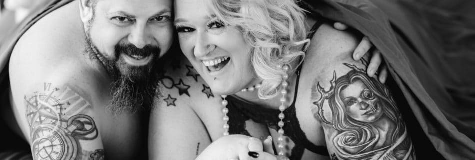 happy couples boudoir